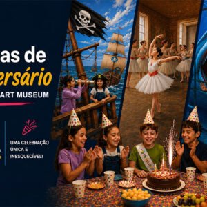 Festa de aniversário no 3D Fun Art Museum
