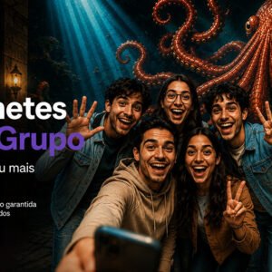 GRUPOS, mínimo 5 pessoas